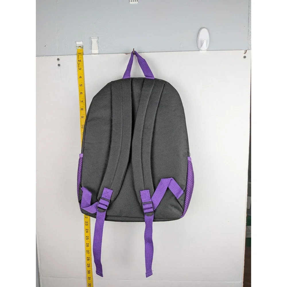 Kids Love 88 Galaxy Print Backpack Purple Geometric Tribal School Bag